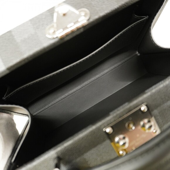 Louis Vuitton Damouflage Handle Trunk Handbag N00059 Black 2-Way Bag for Men - Picture 4 of 9